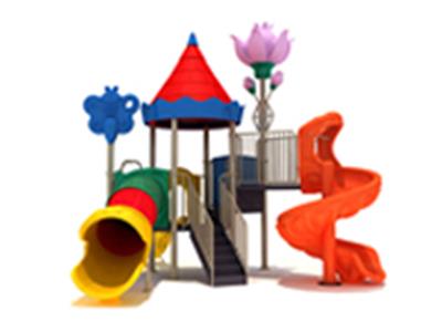 Vintage Park Playground Equipment with Spiral Slide